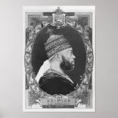 Poster of Ethiopia, Menelik II (Devant)