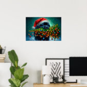 Poster of Newfie Carrying a Christmas Tree (Bureau à domicile)