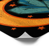 Poster Of Quartz I Love Crystals Funny New Age Humor Pun (Coin)