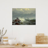 Poster Off Norman's Woe, 1872 par Edward Moran (Cuisine)