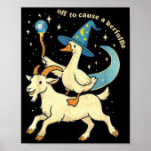 Poster Off To Cause A Kerfuffle Funny Chaotic Weird Anima (Devant)