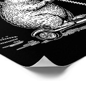 Poster Off To Cause A Kerfuffle Funny Groundhog Scooter _ (Coin)