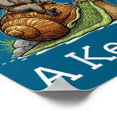 Poster Off To Cause A Kerfuffle Raccoon Whimsical Wizard  (Coin)