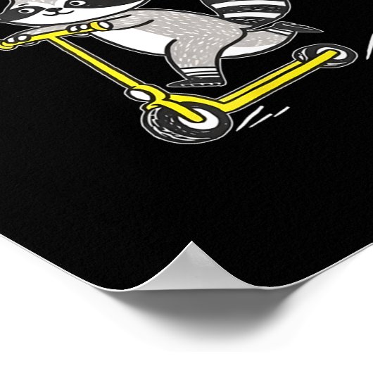 Poster Off To Improve Mobility Funny Raccoon Pt Physical (Coin)