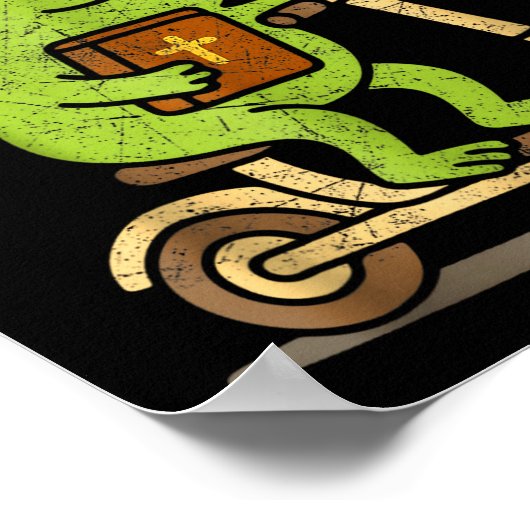 Poster Off To Praise The Lord Frog Christian  (Coin)