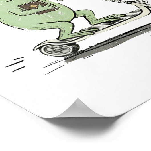 Poster Off To Praise The Lord, Funny Christian (Coin)