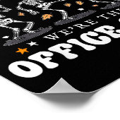 Poster Office Crew Skeleton Dancing Halloween School Secr (Coin)