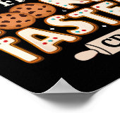 Poster Official Cookie Taster Crew Funny Byking Team Fami (Coin)