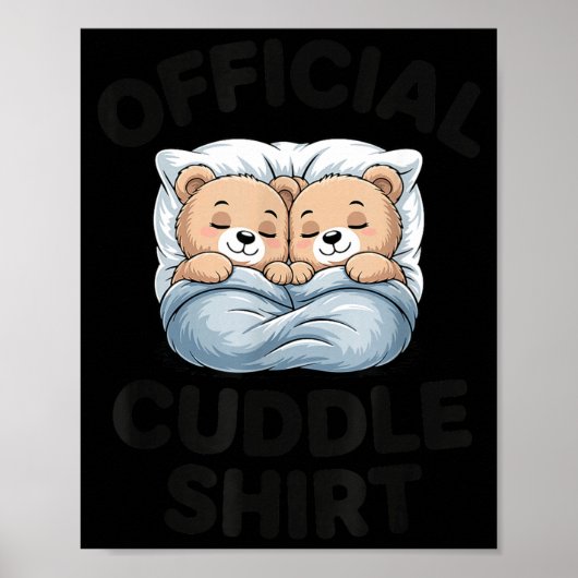 Poster Official Cuddle Teddy Sleepwear Bear (Devant)