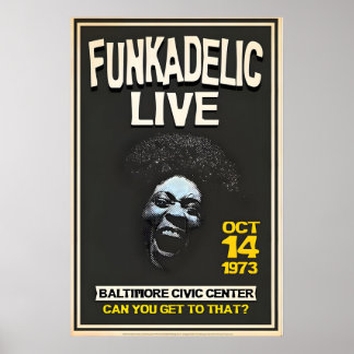 Poster Officially Licensed Funkadelic Maggot Brain Live