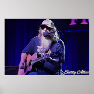 Poster officiel du mur Scotty Allen LIVE