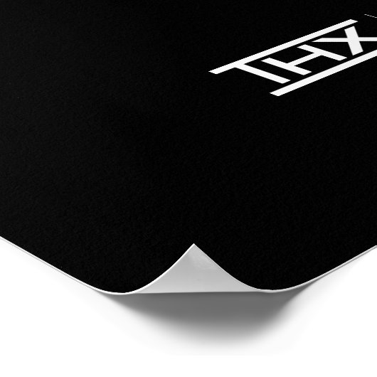 Poster officiel THX 35e anniversaire Deep Note (Coin)