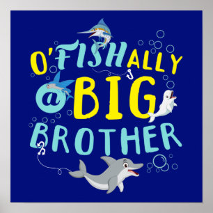 Poster Officiellement - O'Fishally un jeu de mots Big Bro
