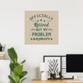 Poster officiellement retiré plus mon problème (Bureau à domicile)