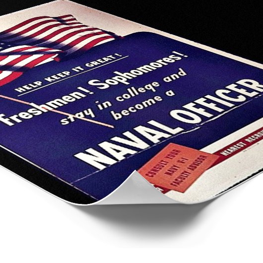 Poster Officier de la marine (Coin)