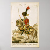 Poster Officier des Hussars de la Garde impériale (Devant)
