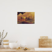 Poster Officier des Hussars, détail du canon (Cuisine)