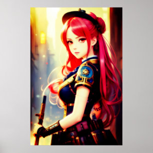 Poster Officier SteamPunk
