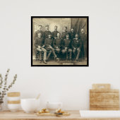 Poster Officiers de la 9e cavalerie SD 1891 (Cuisine)