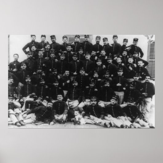 Poster Officiers d'infanterie grecs PhotographieGrèce (Devant)