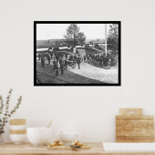 Poster Officiers et hommes à Fort Stevens, DC 1865 (Cuisine)