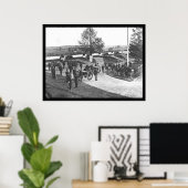 Poster Officiers et hommes à Fort Stevens, DC 1865 (Bureau à domicile)