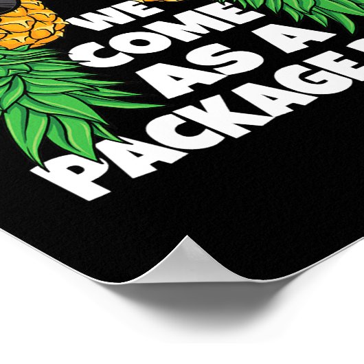 Poster Offre de forfait Upside Down Pineapper Swinger Cou (Coin)