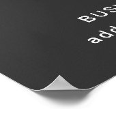 Poster Offre spéciale l Remise vente finale Logo d'entrep (Coin)