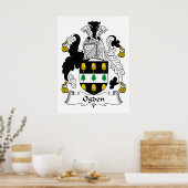 Poster Ogden Family Crest (Cuisine)