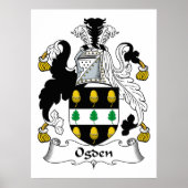 Poster Ogden Family Crest (Devant)
