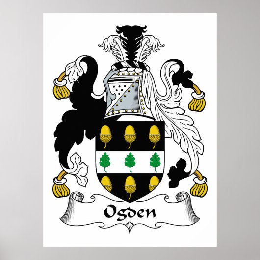 Poster Ogden Family Crest (Devant)