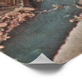 Poster Ogden, Utah - Ogden Canyon Vue & Rivière (Coin)