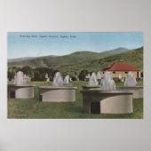 Poster Ogden, UtahVue du parc artésienOgden, Utah (Devant)