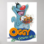 Poster Oggy et les cafards (Devant)