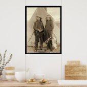 Poster Oglala Chiefs Red Cloud & American Horse SD 1891 (Cuisine)