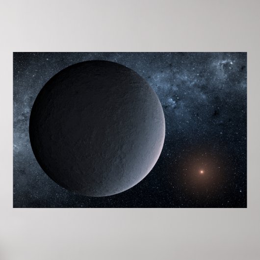 Poster Ogle Exoplanet-2016-Blg-1195Lb Orbits Une Petite É (Devant)