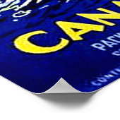 Poster Ogopogo étiquette de caisses de fruits canadiens d (Coin)