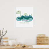 Poster Ogopogo, monstre du lac Okanagan (Cuisine)
