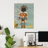 Poster "Ogre" kachina imprimé (Bureau à domicile)
