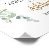 Poster Oh Boy Balloon Baby shower Bienvenue (Coin)