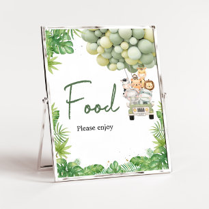 Poster Oh Boy Jungle Safari Baby shower