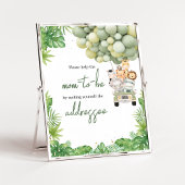Poster Oh Boy Jungle Safari Baby shower Enveloppe Station