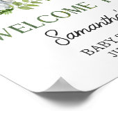 Poster Oh Boy Safari Baby shower Bienvenue (Coin)