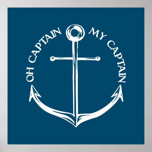 Poster Oh Capitaine Mon Capitaine (Devant)