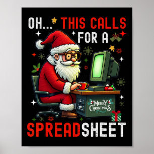 Poster Oh Cela Demande Un Tableur