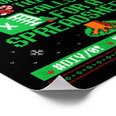 Poster Oh, cela nécessite un Noël de tableur Excel Oug (Coin)