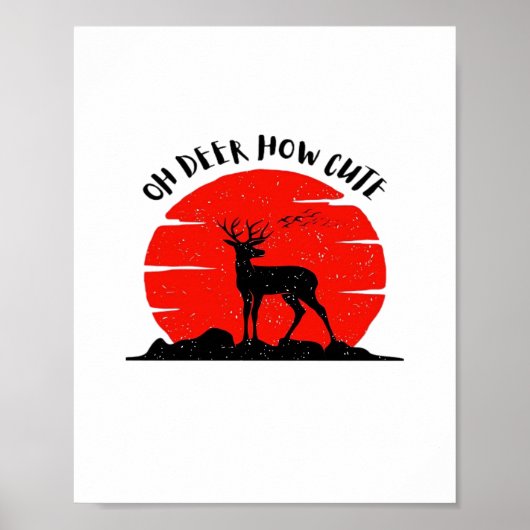 Poster Oh Cerf Style Mignon  (Devant)