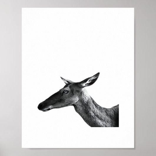 Poster Oh Cerf Vibe Esthétique Moderne (Devant)
