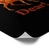 Poster Oh Cher Design Tendance et Propre (Coin)