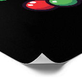 Poster Oh Christmas Tea - Funny Boba Holiday Bubble Tea (Coin)